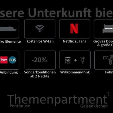 Apartament Themenpartment Penthouse *