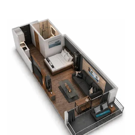 Themenpartment Penthouse アパート *