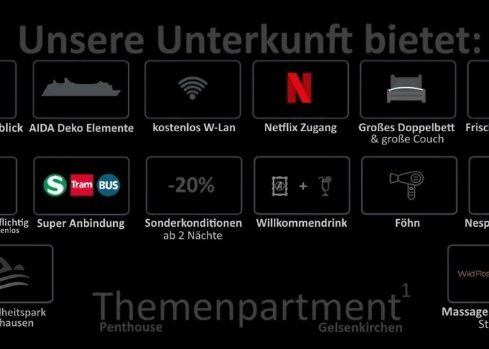 公寓 Themenpartment Penthouse *