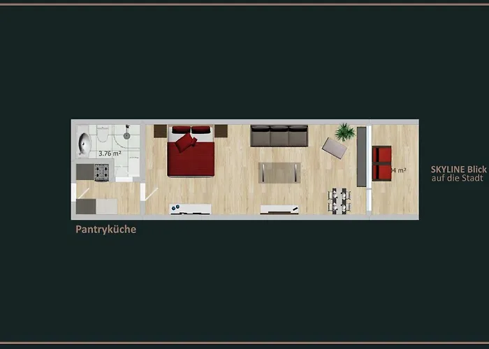 Themenpartment Penthouse 公寓